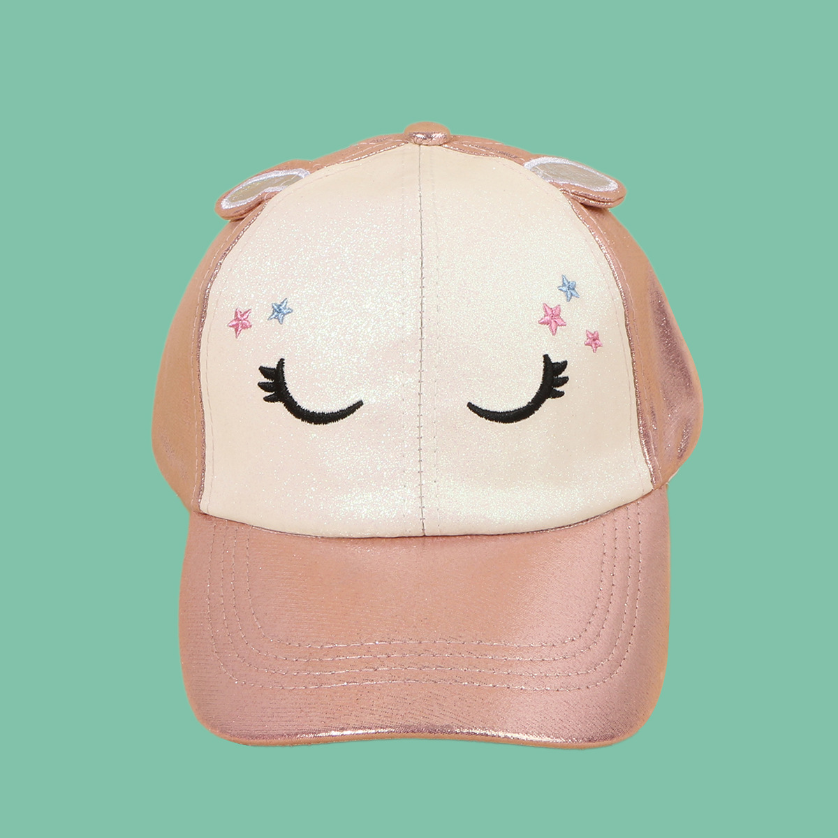 Pink Children Cute Sunshade Cap display picture 5