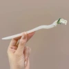 52# white jade wind chime hairpin@