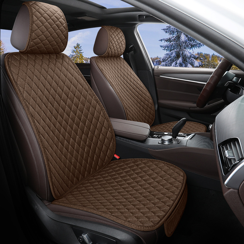 Cojín de coche cuatro estaciones Universal de una sola pieza transpirable sin respaldo de tres piezas verano fresco cojín trasero cojín de asiento de coche funda de cojín