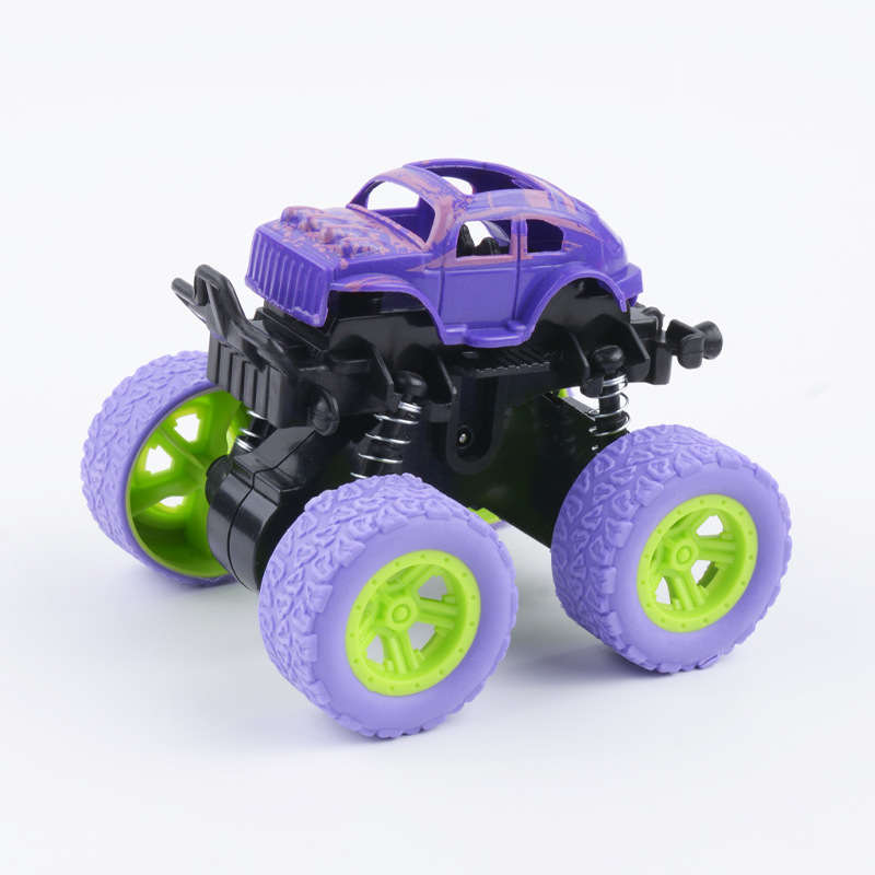 Niños inercia cuatro tracciones vehículo todoterreno al por mayor niño coche de acrobacias modelo de simulación de caída coche de juguete pequeño regalo