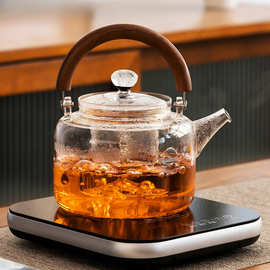 煮茶器家用小型多功能静音超薄电陶炉玻璃养生茶壶烧水煮茶炉套装