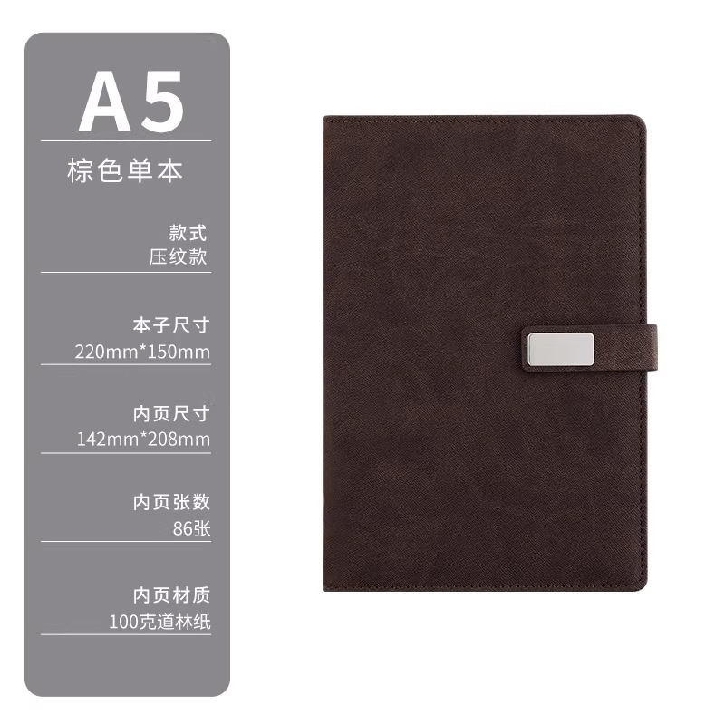 Cuaderno de negocios A5 reuniones de trabajo de escritorio creativo de estudiantes de escritura