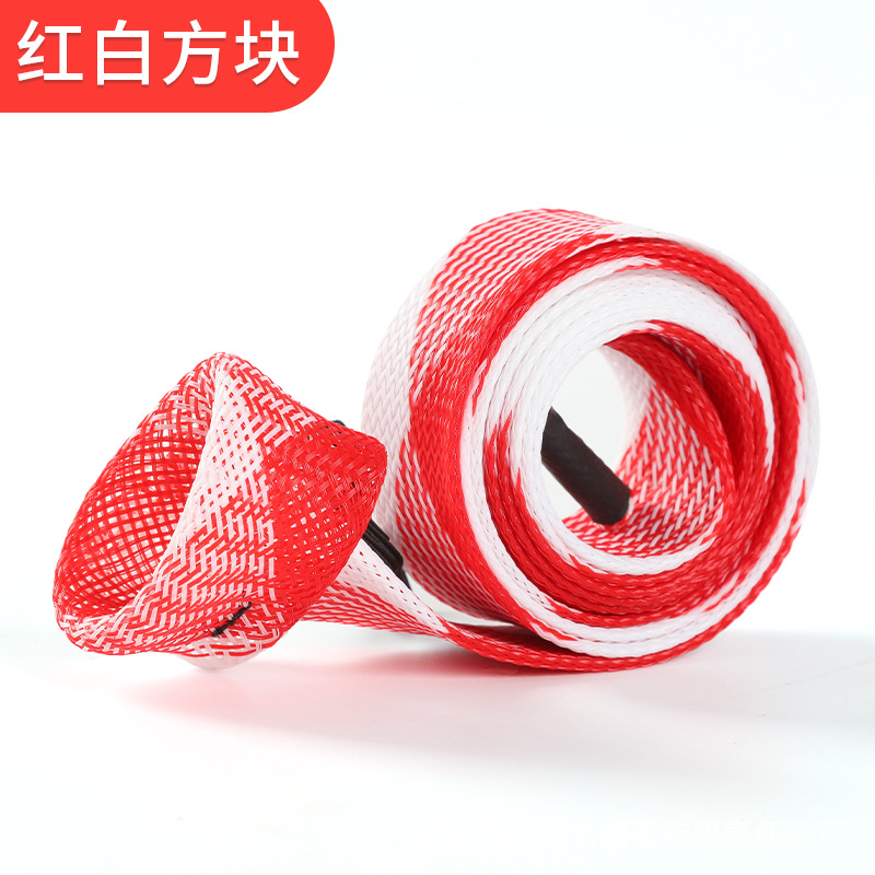 Cuadrados rojos y blancos