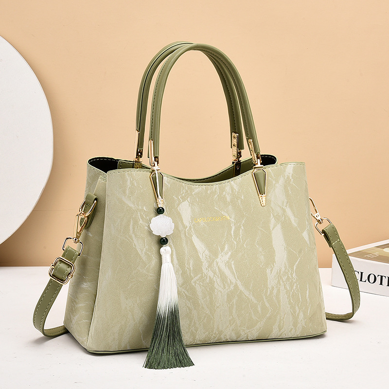 Capacious one-shoulder bag