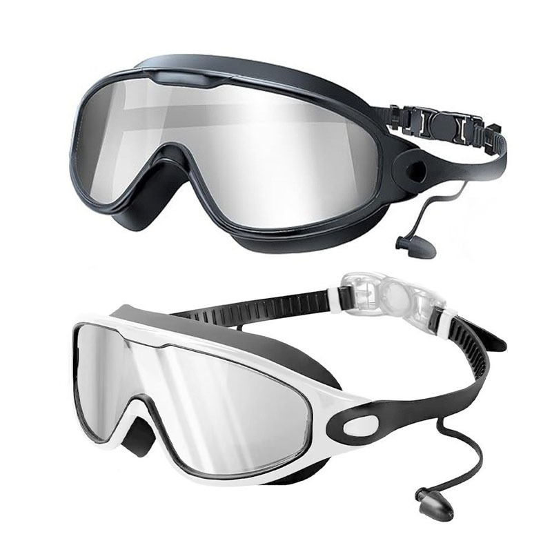 2000C 흑백 은도금 + 검정색 은도금(노즈클립 귀마개 + 수영 고글 상자 포함)