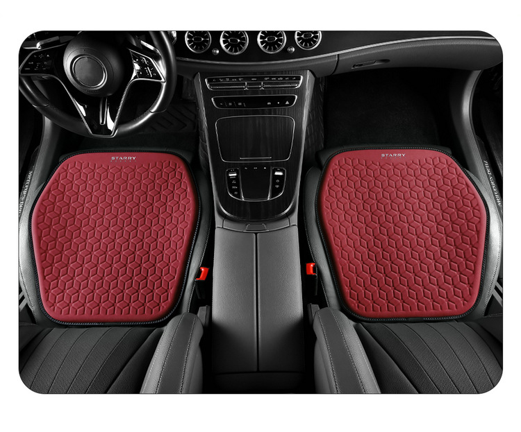 suede car seat cushion four seasons universal silicone car cushion seat cushion gel ice cushion truck seat cushion car summer
