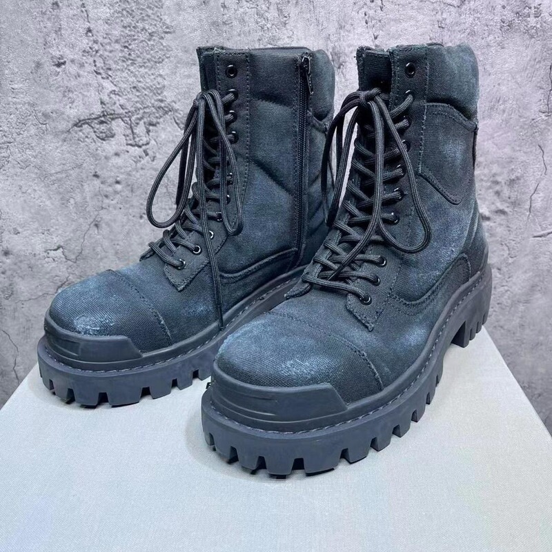 high quality Paris home strike boots men's and women's vintage old martin boots work boots snow boots