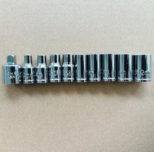 1/4六角套筒套管公制英制长套短套筒头汽修工 具