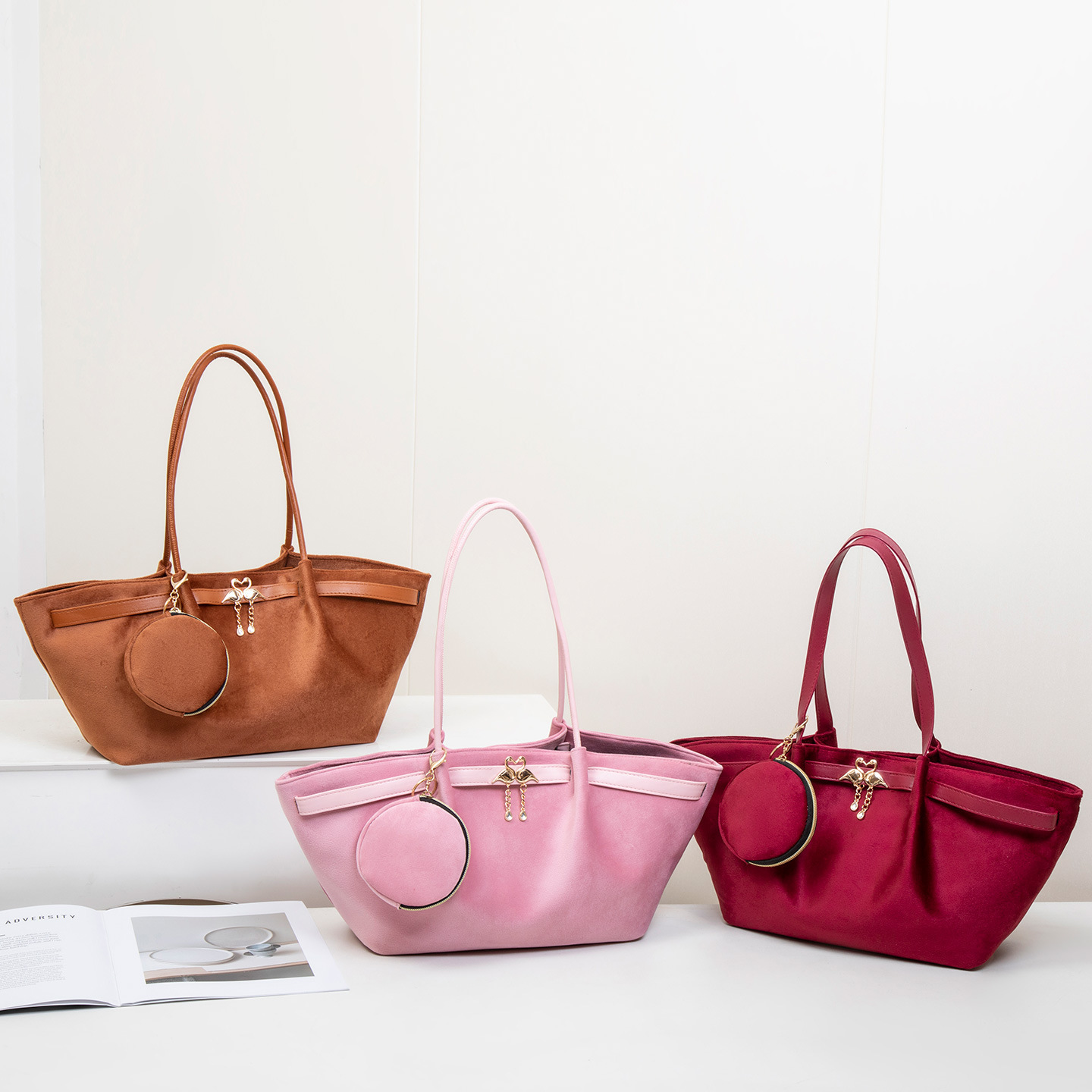 Bolso de gran capacidad retro Maillard bolso de brazo de mujer nueva moda bolso de hombro universal bolso de viaje popular