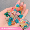 Children's hairgrip for princess, crab pin flower-shaped, hair accessory, cute small hairpins