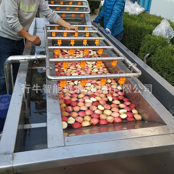 高压喷淋清洗机 多功能气泡清洗流水线 预制菜加工设备