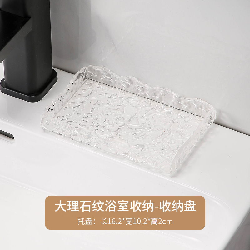 Conjunto de almacenamiento de cerámica de lujo ligero, caja de palillos de algodón, caja de almacenamiento de hilo dental 2 - en - 1