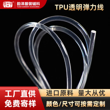环保手串弹力绳透明弹力线不易断串珠线耐黄tpu透明水晶线定制