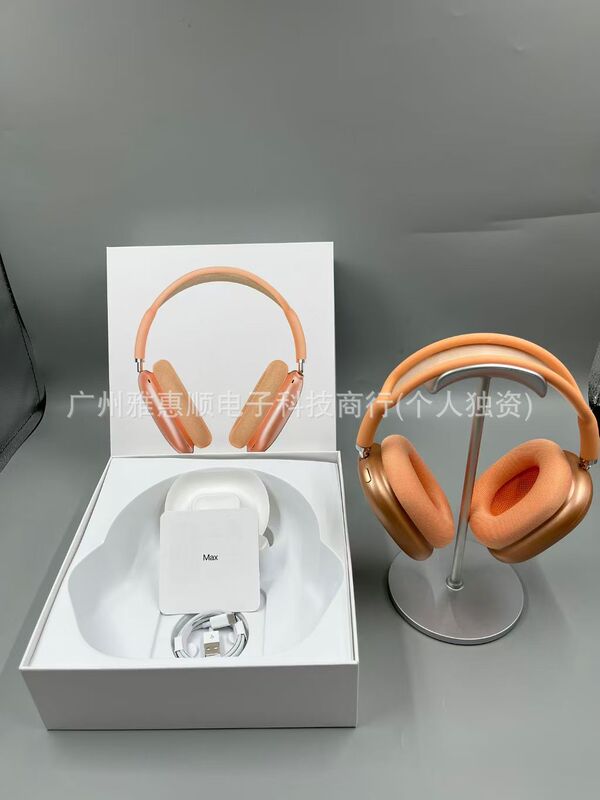 华强北AIRMAX跨境头戴式蓝牙耳机磁吸皮包适用于苹果头戴式无线弹|undefined