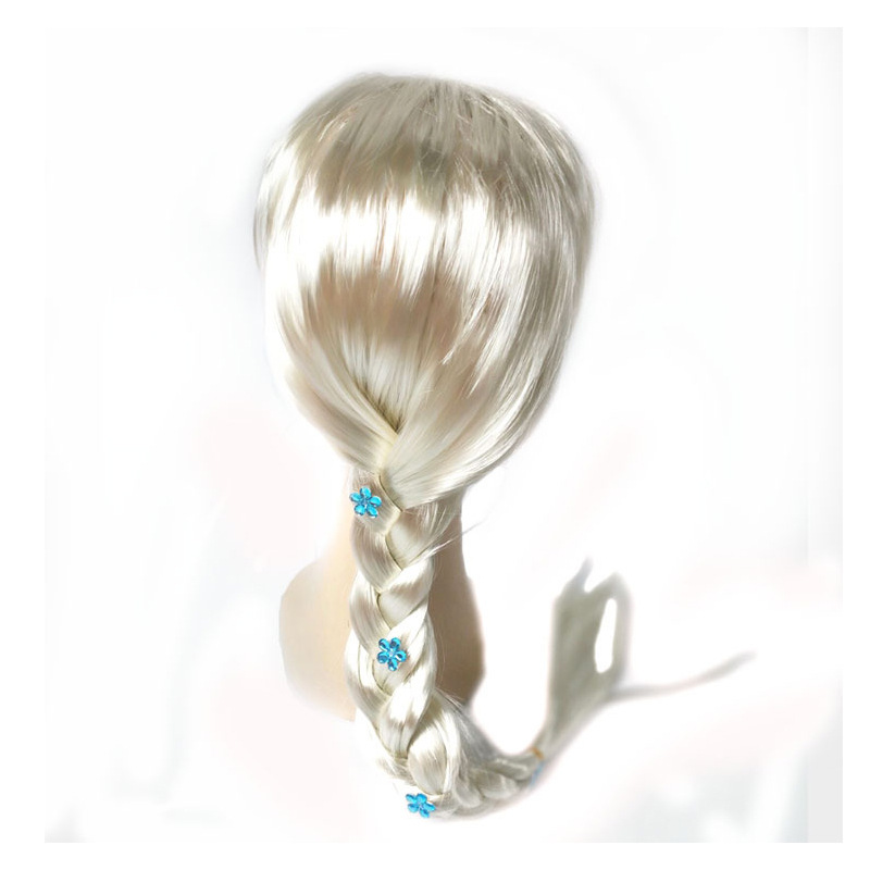 Peluca de Halloween Accesorios de ropa de princesa Accesorios de pettiskirt de princesa Peluca de princesa Entrega de una pieza