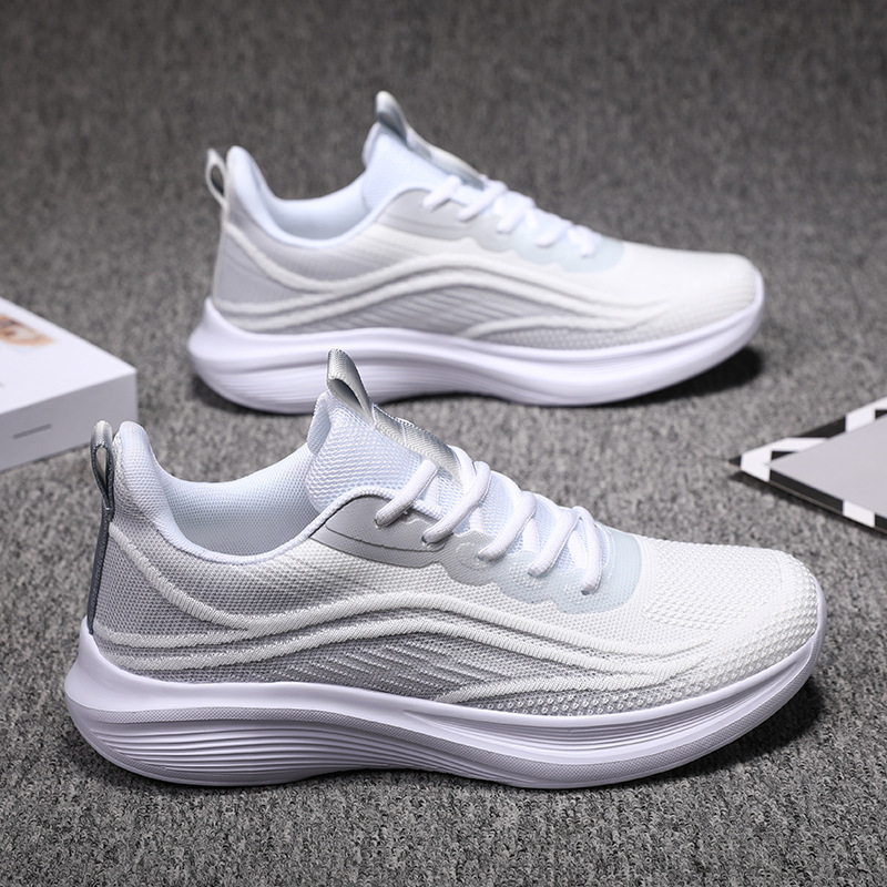 Blanco gris 8838 doble red para hombres y mujeres