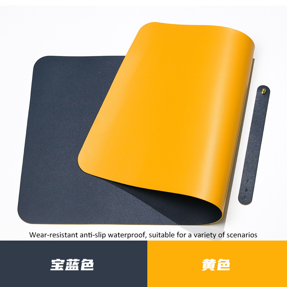 Diseño de cojín de mesa de cuero antideslizante impermeable color sólido super gran patrón publicitario cojín de publicidad para hacer cojín de ratón
