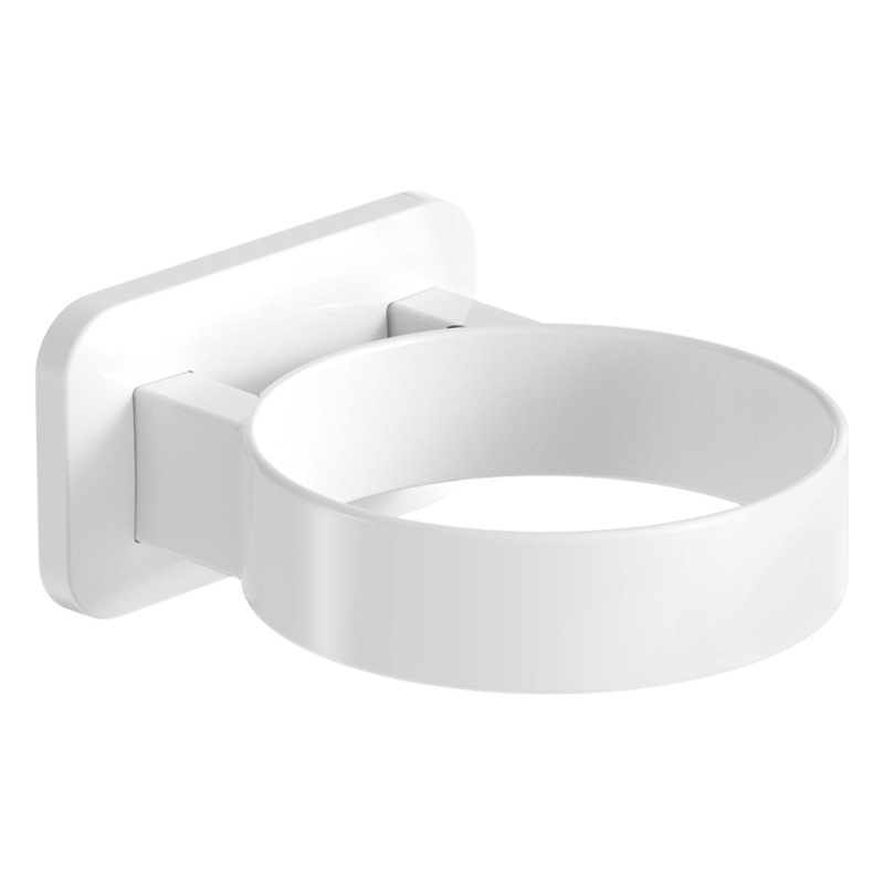 Estante para secador de pelo sin perforación, soporte de plástico transfronterizo para baño, guardarropa, estante de almacenamiento para secador de pelo