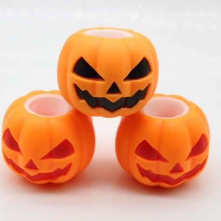 Regalos de Halloween transfronterizos fantasmas calabazas TPR extruir calabazas fantasmas Halloween ventilación de presión reducción juguetes de seducción