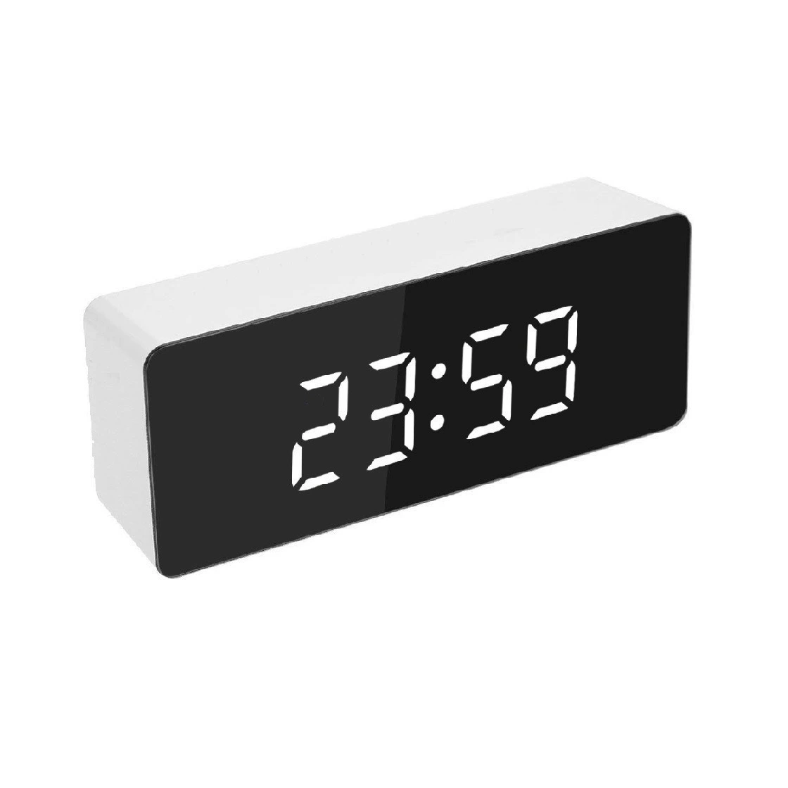 Universal electronic brand watch, simple and elegant design, mirror effect