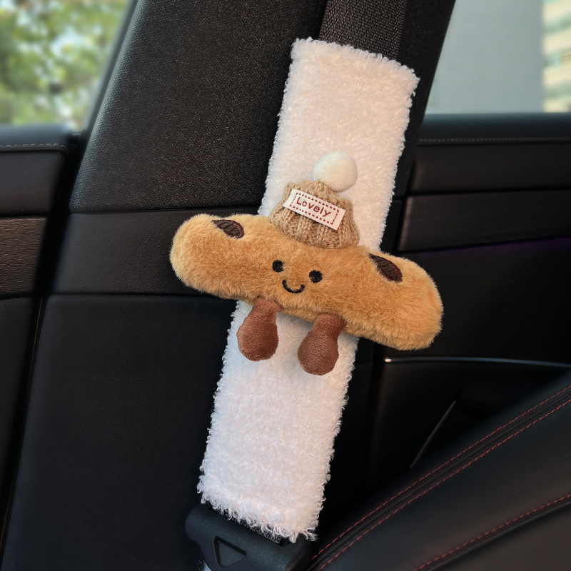 Protector de Hombro para Cinturón de Seguridad de Poliéster Anti-Estrangulamiento para Coche image 9