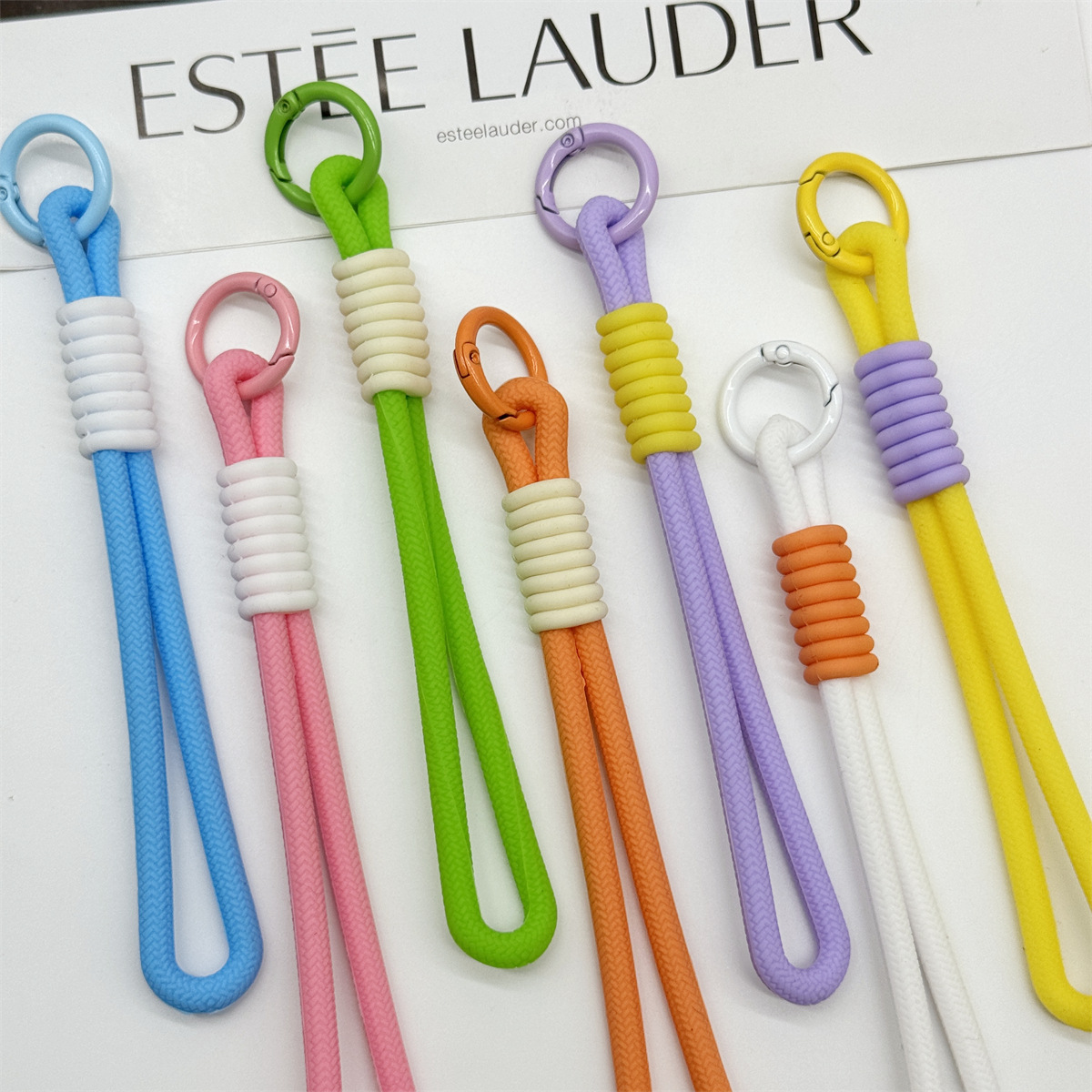 Candy Color Silicone Balloon Dog Pendant Keychain Pendant DIY Jewelry Handmade Bag Pendant Mobile Phone Rope Pendant