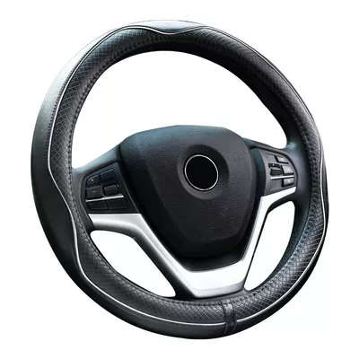 Steering wheel cover | Three-Dimensional Embossed Leather Car Handle