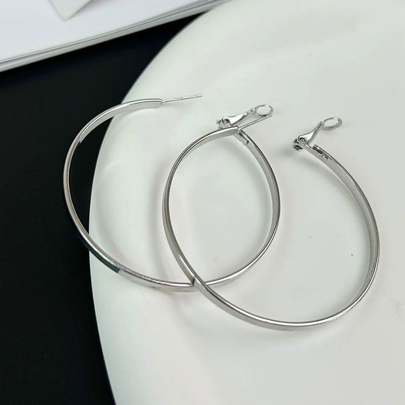 Earrings, silver needle, European style, 925 sample silver