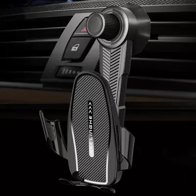 Gravity Support Navigation Mobile Phone – Car phone holder - long-hook-clip