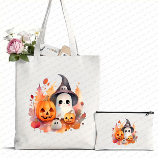 �羳���uHalloween Tote Bag�ɼ��ׂ����f�}��ӡ�����������y��