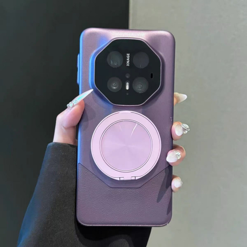 Suitable for Huawei Mare70Pro High-End Simple Nappa Leather Magnetic 360-Degree Stand Phone Case 60 Couple 80 New Suitable for Huawei Mare70Pro High-End Simple Nappa Leather Magnetic 360-Degree Stand Phone Case 60 Couple 80 New