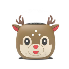 跨境新款可爱卡通公仔幸运鹿蓝牙音箱创意便携迷你插卡礼品小音响