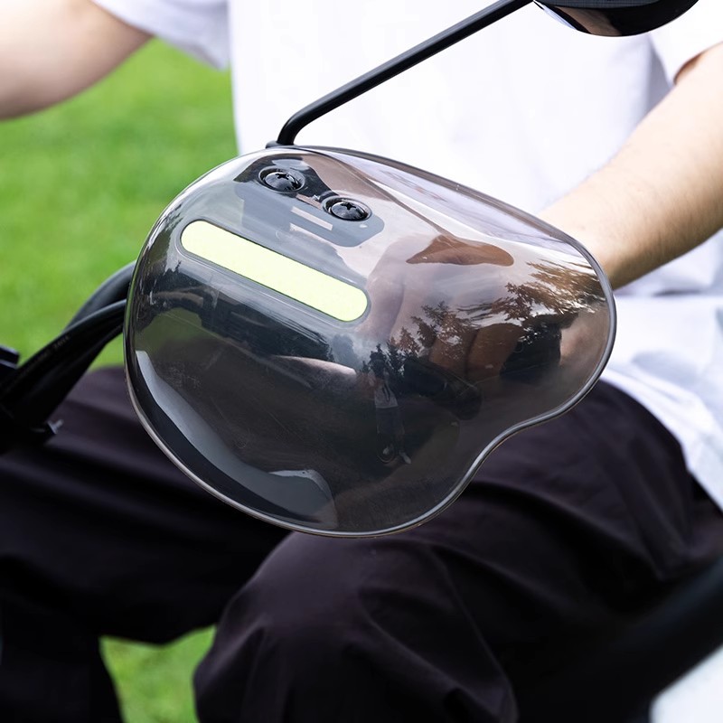 Modified Rain-Proof and Sun-Proof Electric Vehicle Handlebar Cover, Windproof Hand Guard, Universal Motorcycle Handlebar Guard Accessories Wholesale