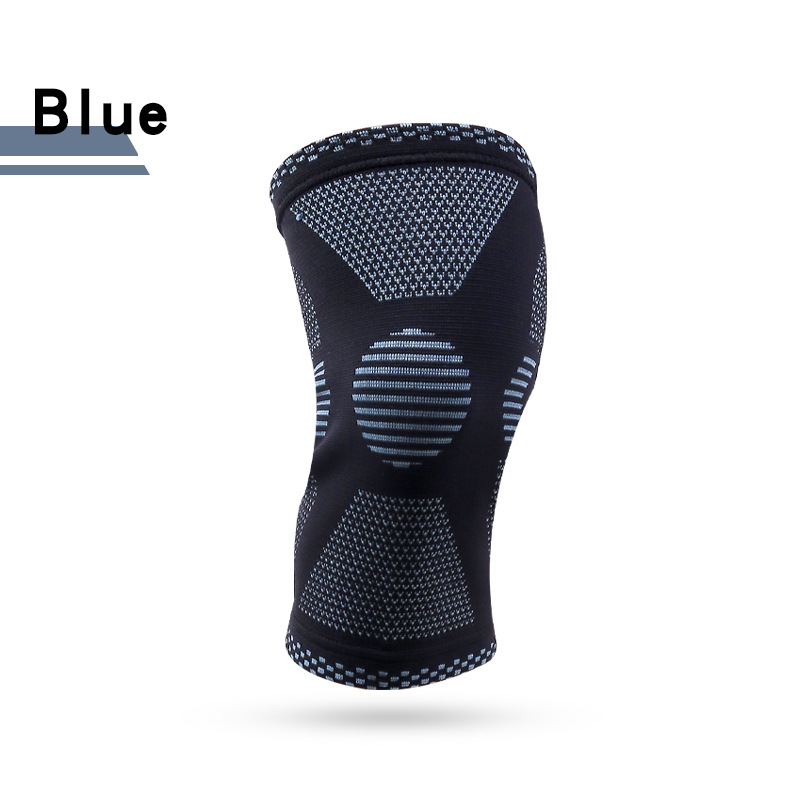 Deportes al aire libre de Protección deportiva rótula de cuatro lados elástico de punto rótula rodilla en cuclillas de nylon rajín corriendo pie canasta