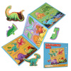 Magnetic cognitive brainteaser, dinosaur, wholesale, training, 3D, early education