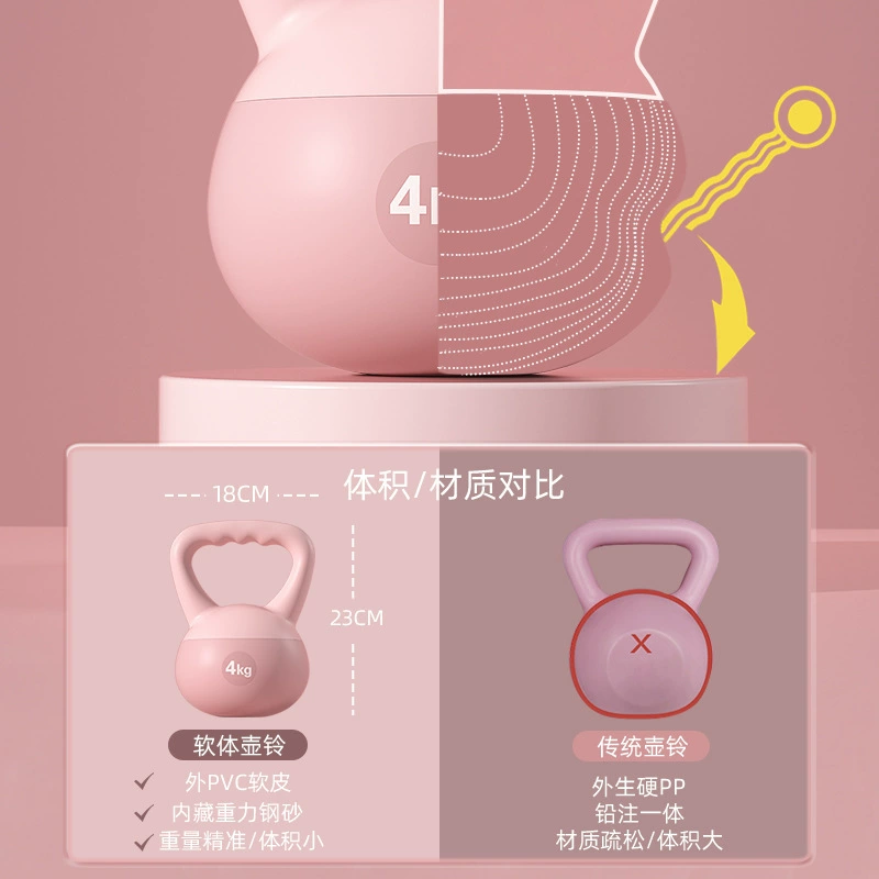 Strictly Selected One-Piece Drop Shipping Ladies Home Use Soft Kettlebell Training Squat Lifting Butt Lift Soft Kettlebell Strength Fitness Equipment for Men and Women