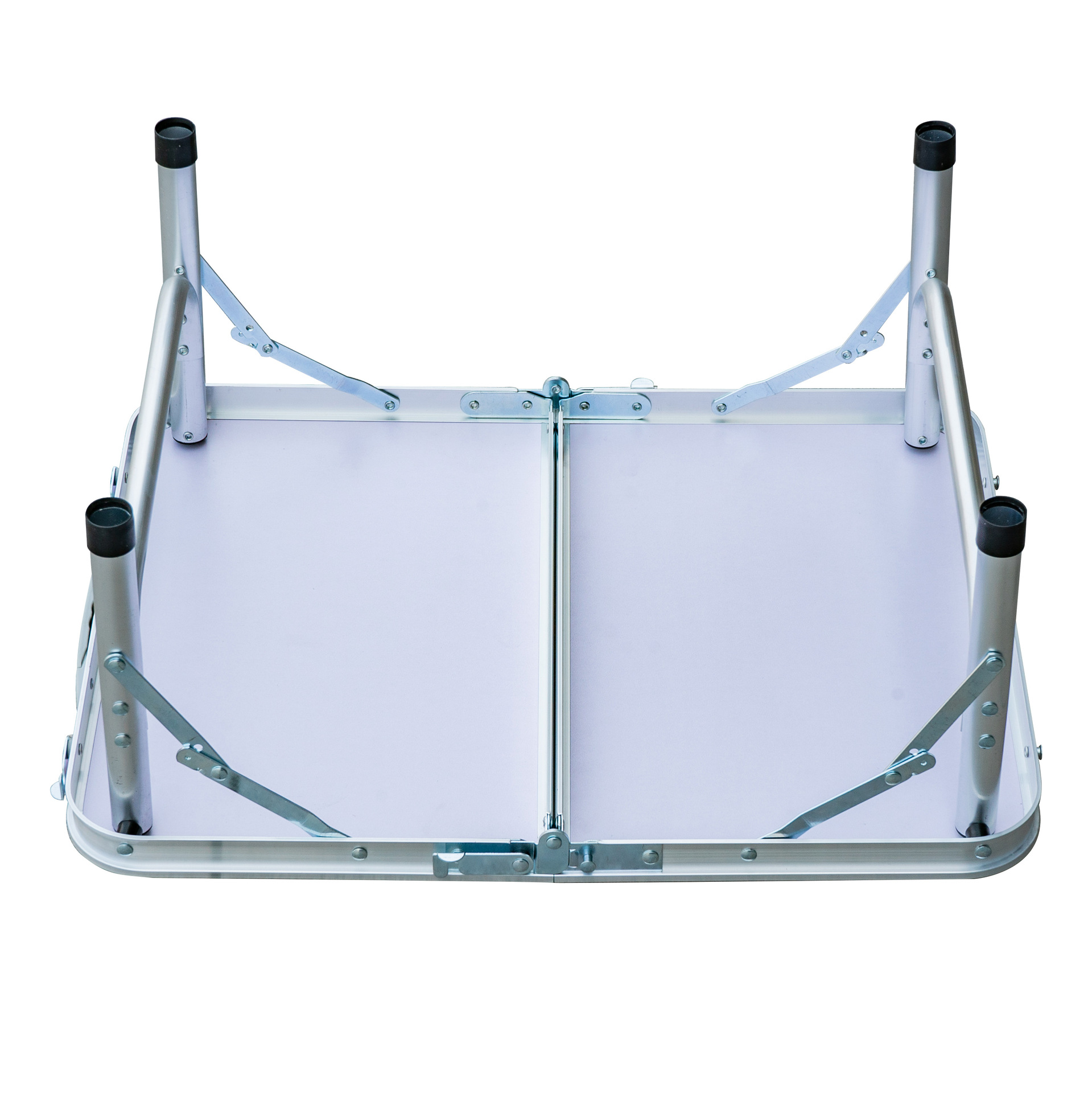 Mesa plegable de camping casual al aire libre, mesa plegable ligera de aleación de aluminio para pestañas de playa, barbacoa de picnic, altura ajustable