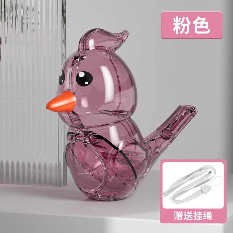 [투명 파우더] 휘파람 물 새 보내기 끈