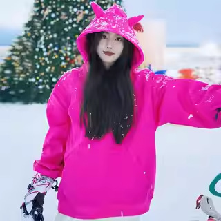 New Ski Clothing for Women, Winter Outdoor Snowboard and Double Board Ski Jackets for Men, Fleece Sweatshirts, Warm and Waterproof Ski Equipment