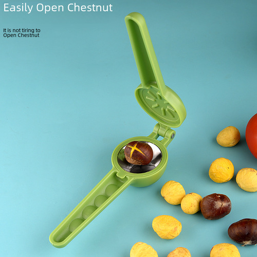 Three-in-one Multi-function Cross Chestnut Clip Chestnut Opener Kitchen Tool Lemon Juicer Wholesale 