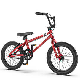 新品儿童山地自行车18寸V刹20寸单速双碟刹学生越野脚踏单车包邮