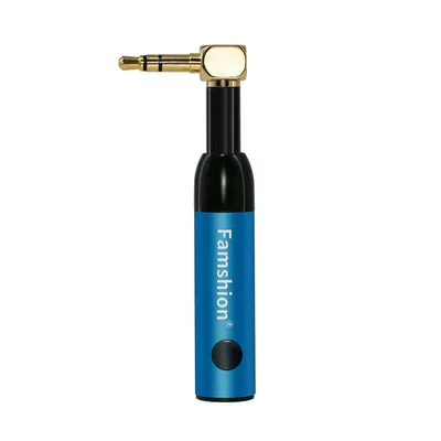 Aux Bluetooth Stick 5.0 | Bluetooth Hands-free dəstləri - official-standard-manual-power-on-built-in-battery-blue