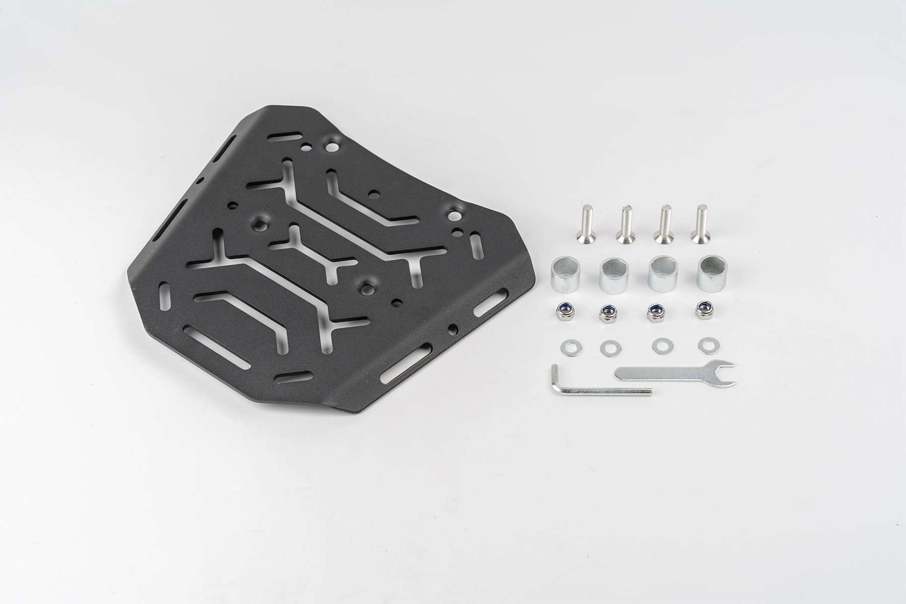 Suitable for Honda Lead125 Rear Shelf Wh125T-11 Tail Box Rack Tail Plate Carbon Steel Thickeneded Special Tail Box Bracket