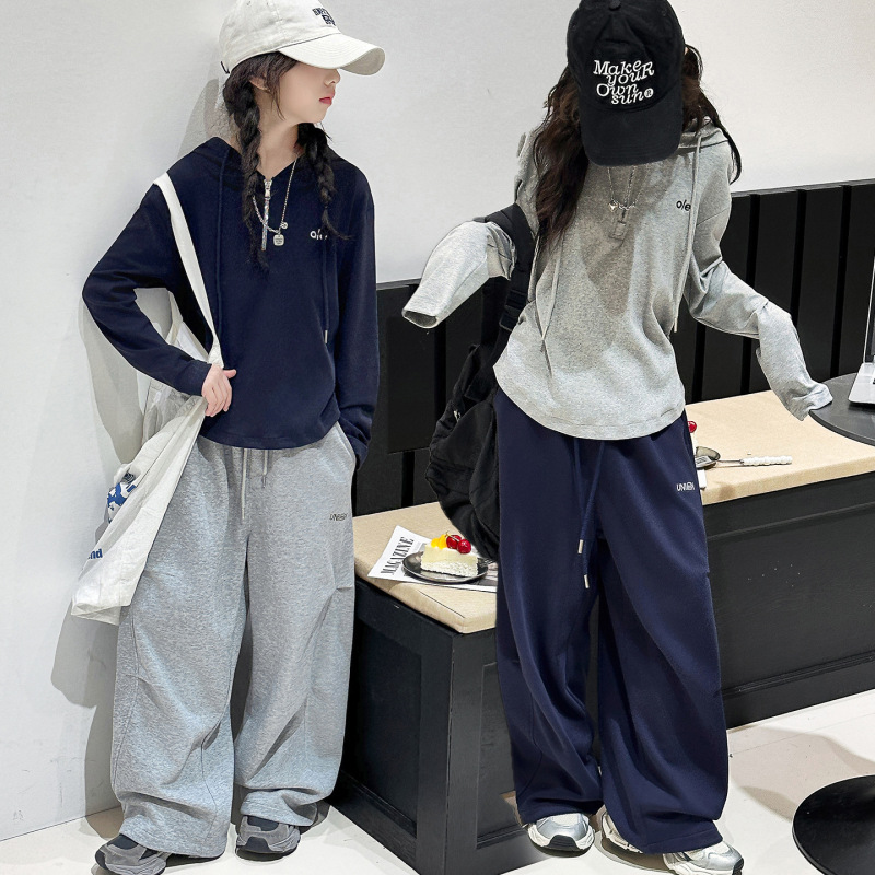 女童秋装套装2025新款儿童春秋款穿搭一整套中大童秋季休闲两件套|undefined