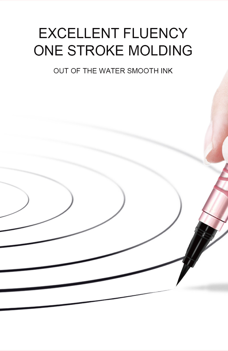 Cross-border eyeliner pen: waterproof, sweat-proof, quick-drying, non-smudge, long-lasting, precise, ultra-fine eyeliner liquid pen, black Eyeliner Application Scenario