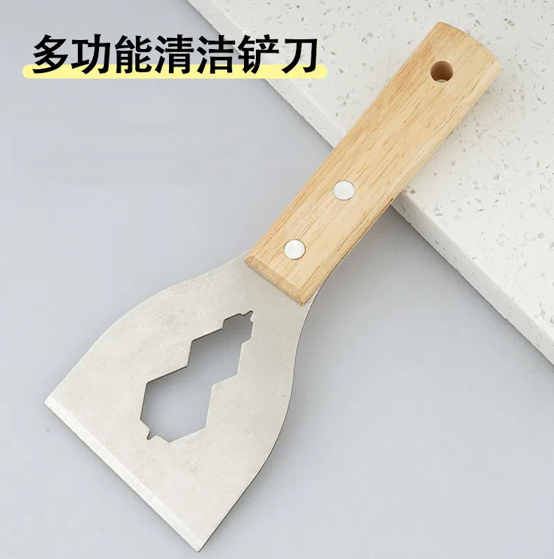多功能铲刀清洁刀不锈钢水泥铲地刮灰刀铲墙皮工具装修重型小铲子