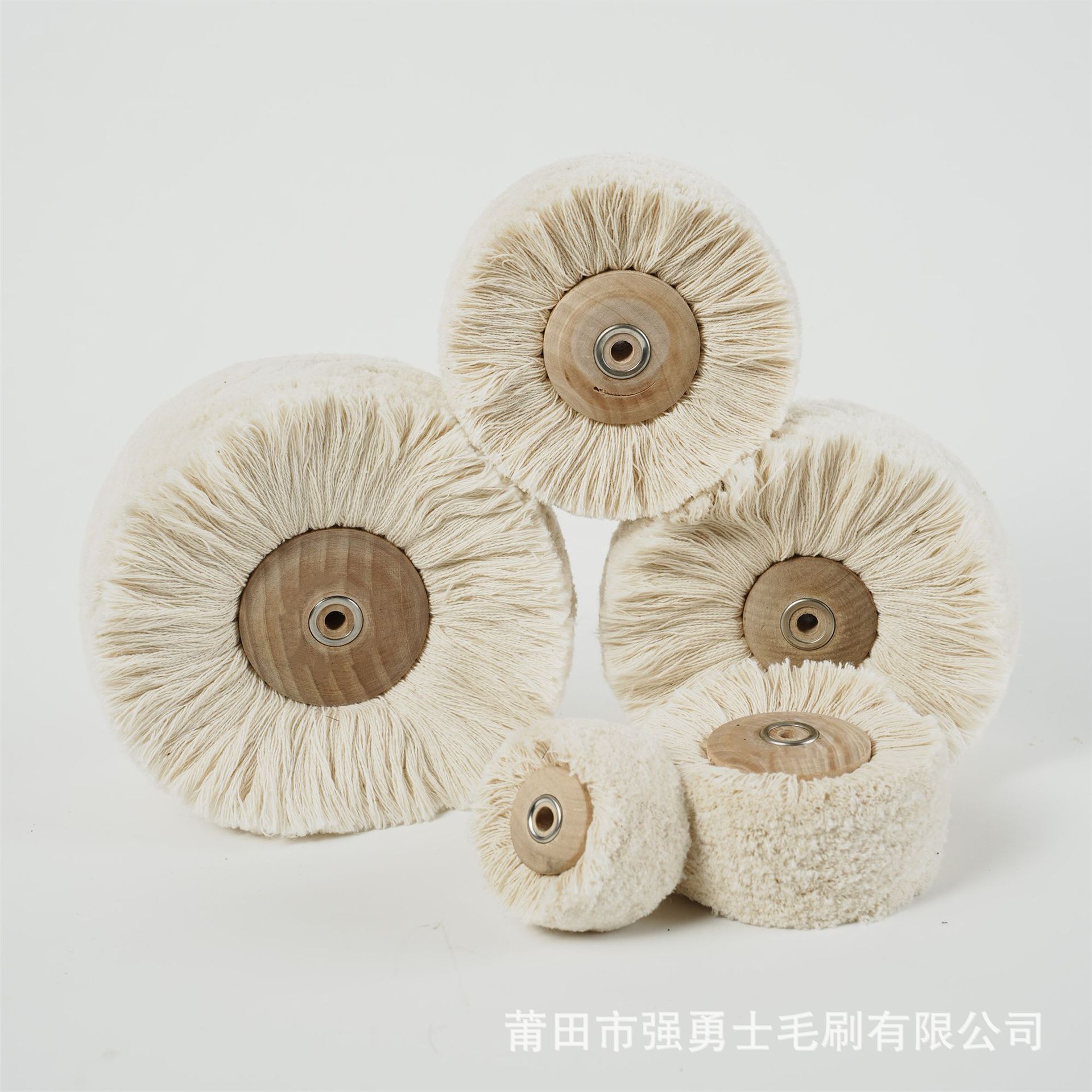 毛线轮玉石玛瑙水晶木雕根雕镜面抛光轮玉石打金工具布轮角磨机