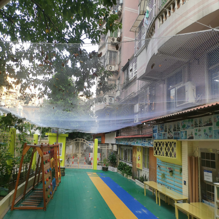 透明防护网 单丝装饰尼龙防护网价格 商场休闲天花聚乙烯鱼丝网厂