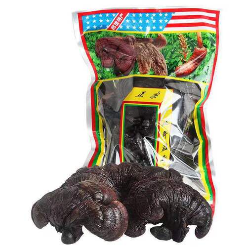 With Quality Inspection Report, Changbai Mountain Purple Reishi Spore Powder 500g Semi-Wild Red Reishi Directly Shipped from Jilin Origin