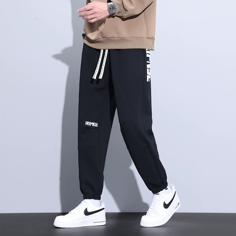 Весенние и осенние новые брюки большого размера для мужчин